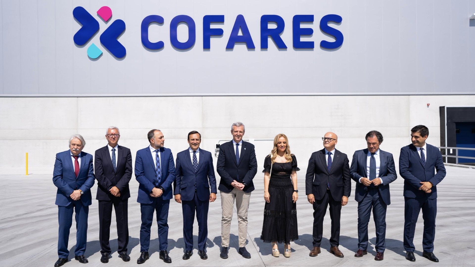 Inauguración de los almacenes de Cofares en Orense.