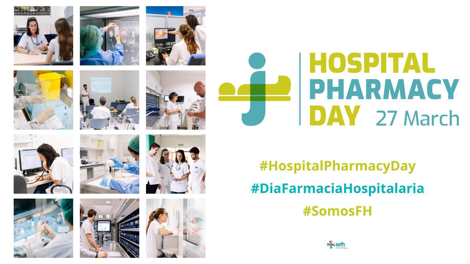 Cartel del Día de la Farmacia Hospitalaria.