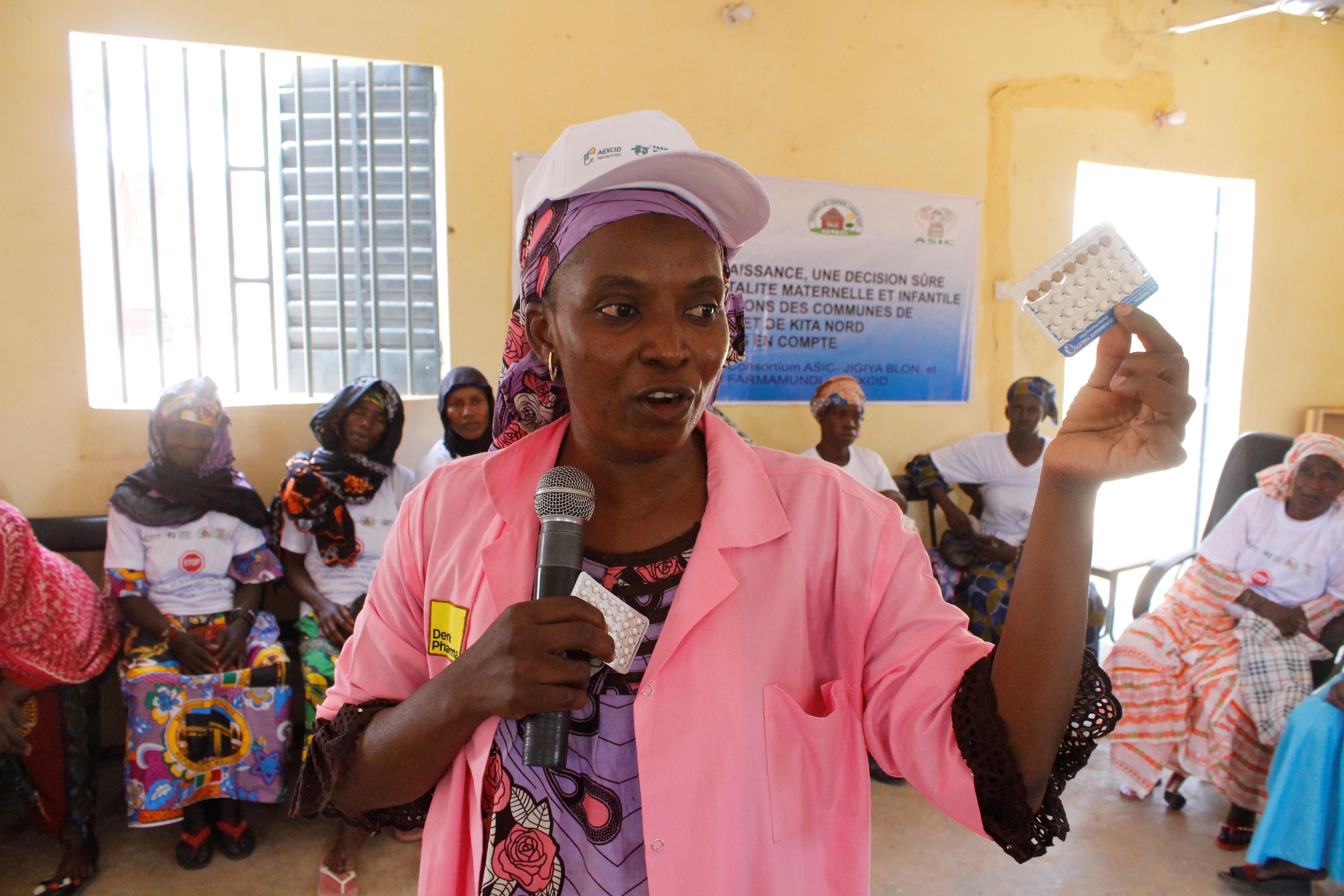 Formación para la prevención de ITS en Mali.