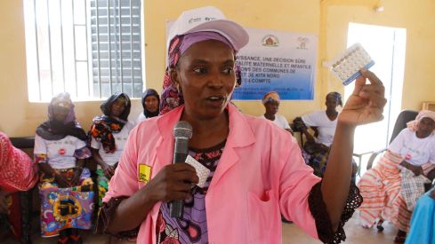 Formación para la prevención de ITS en Mali.