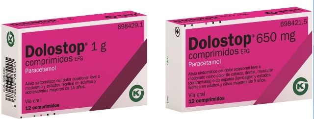 Kern Pharma comercializa dos nuevas presentaciones de Dolostop comprimidos EFG Kern Pharma comercializa dos nuevas presentaciones de Dolostop comprimidos EFG