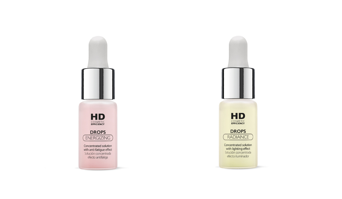 HD DROPS ENERGIZING y HD DROPS RADIANCE.