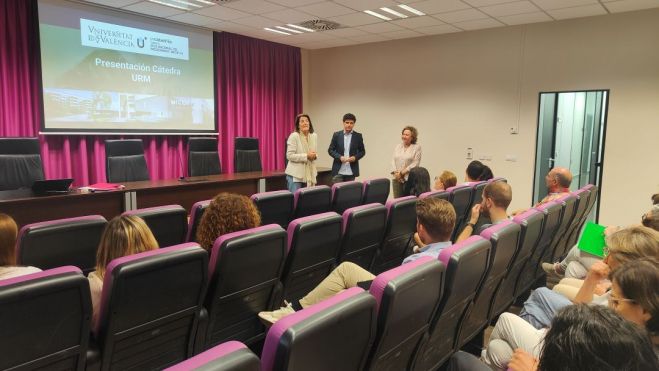 Un momento de la presentación de la Cátedra. Un momento de la presentación de la Cátedra.