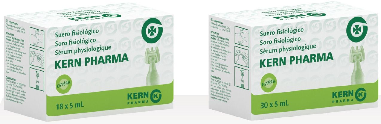 Kern Pharma lanza Suero Fisiológico en unidosis de 5 ml