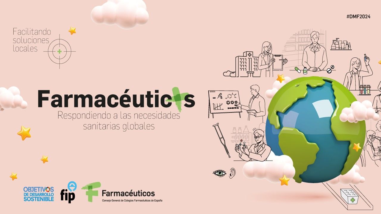 Cartel del Día Mundial del Farmacéutico 2024.