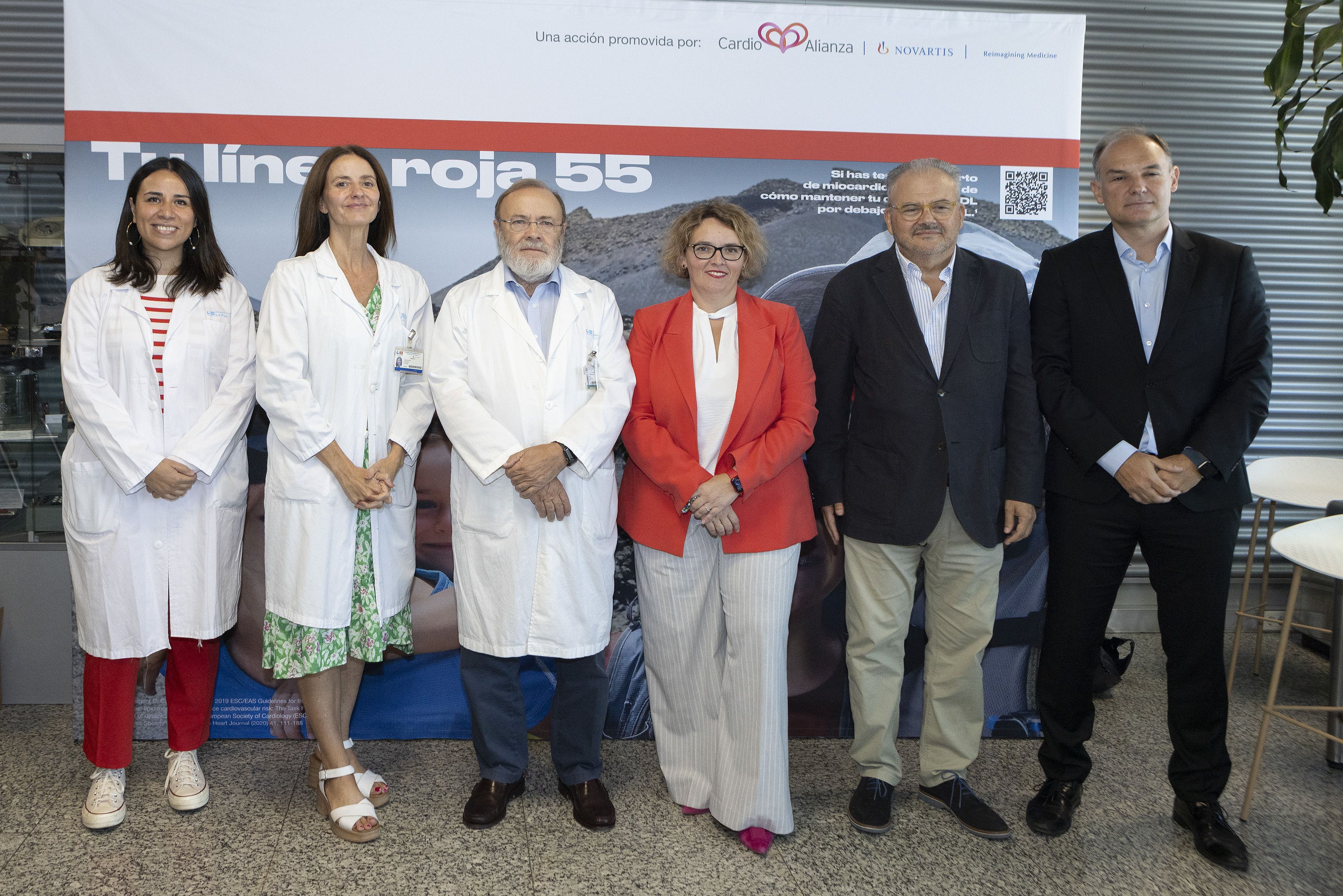 Presentación de la Campaña Línea Roja  55 en el Hospital La Paz