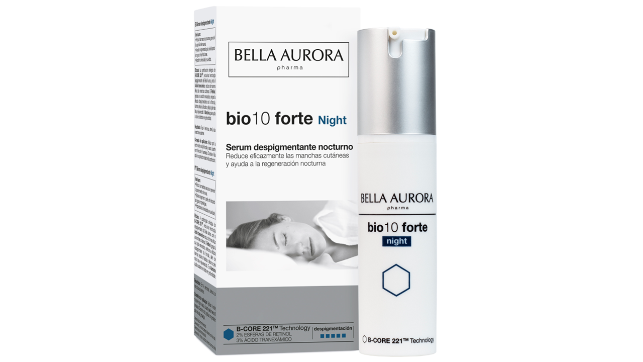 La línea bio 10 forte de Bella Aurora incluye la tecnología B-CORE 221