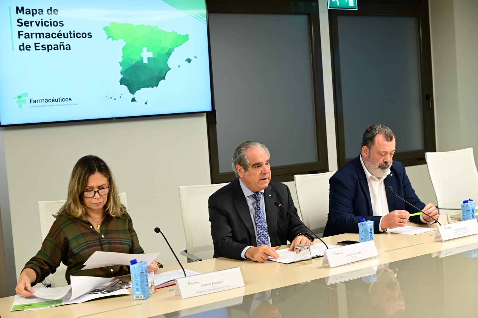 El primer Mapa de Servicios Farmacéuticos de España recoge 23 tipos de servicios con una distribución desigual por CCAA