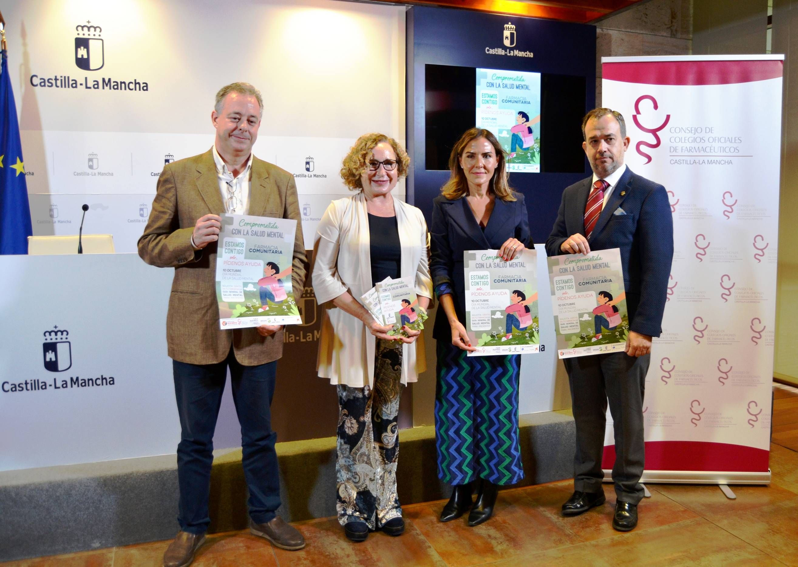 La red de farmacias de Castilla-La Mancha distribuye una guía para promover la salud mental