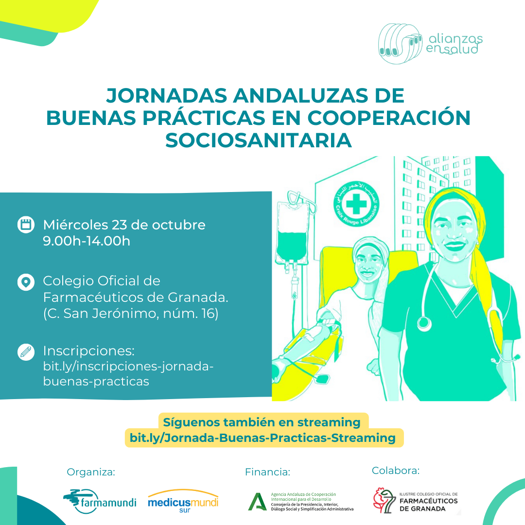 Farmamundi organiza las I Jornadas andaluzas de Buenas Prácticas en Cooperación Sociosanitaria