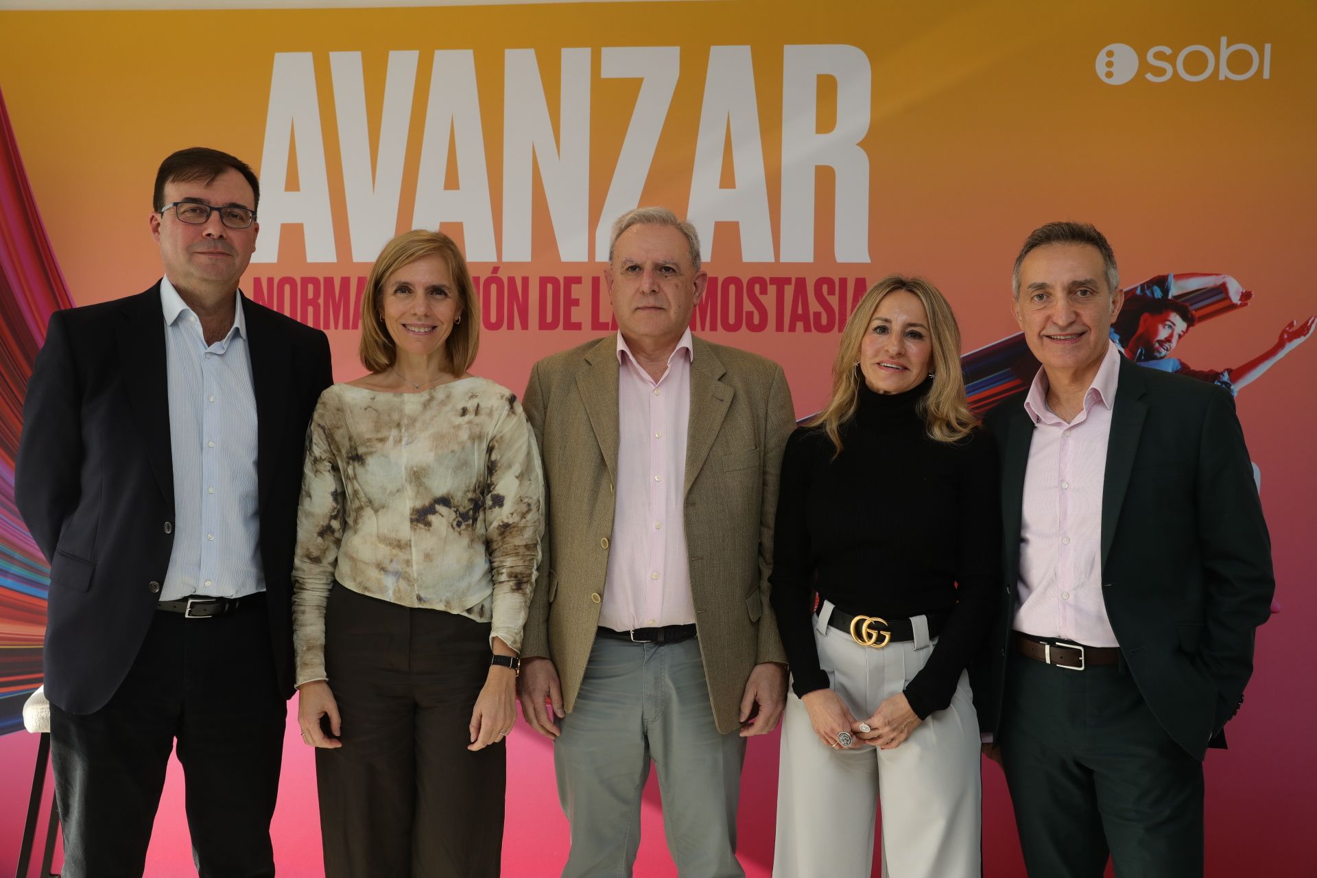 De izq. a dcha.: Santiago Bonanad, María Teresa Álvarez Román, José Antonio Romero, Beatriz Perales y José Luis Justicia. 
