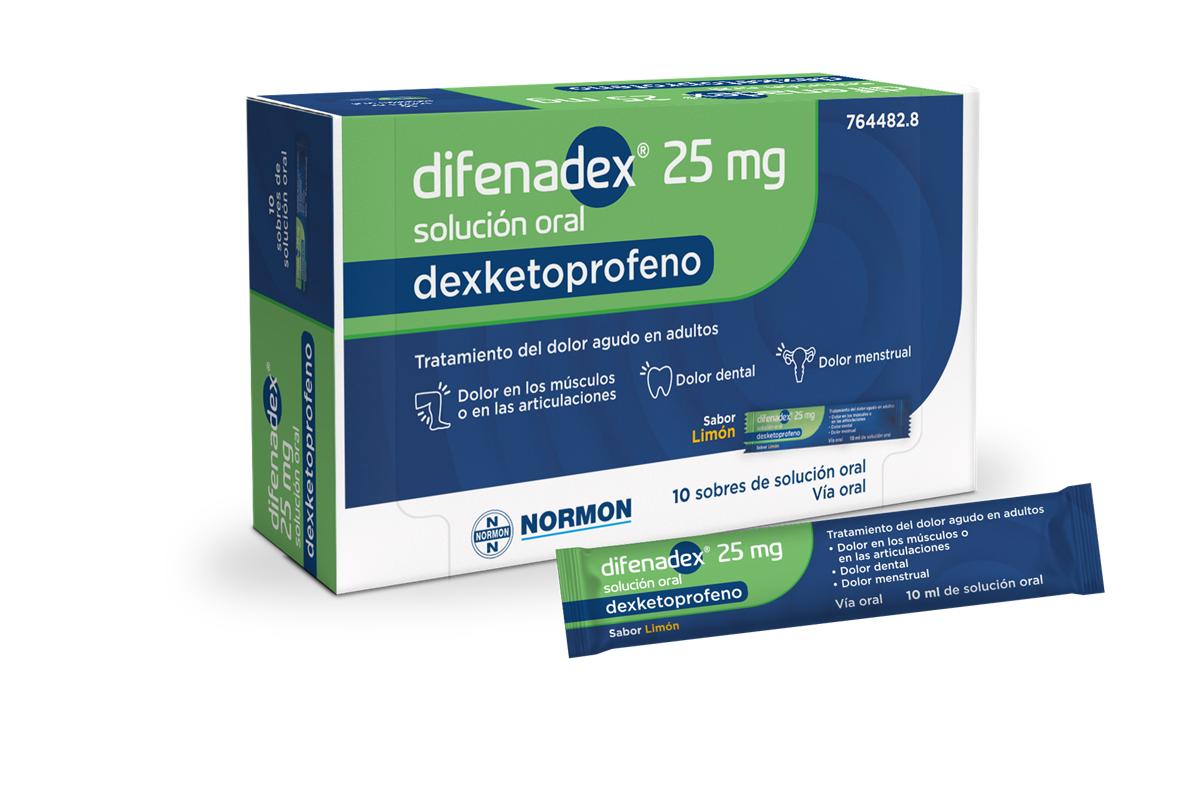 La gama de dolor de Normon añade una nueva presentación de Difenadex en solución oral