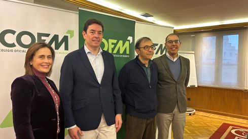 Manuel Martínez del Peral ha hecho balance del año 2024 acompañado por otros miembros del COF de Madrid