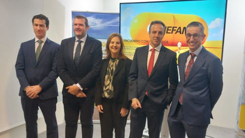 Los representantes de Hefame presentaron ayer a los medios los resultados de la cooperativa en 2024.