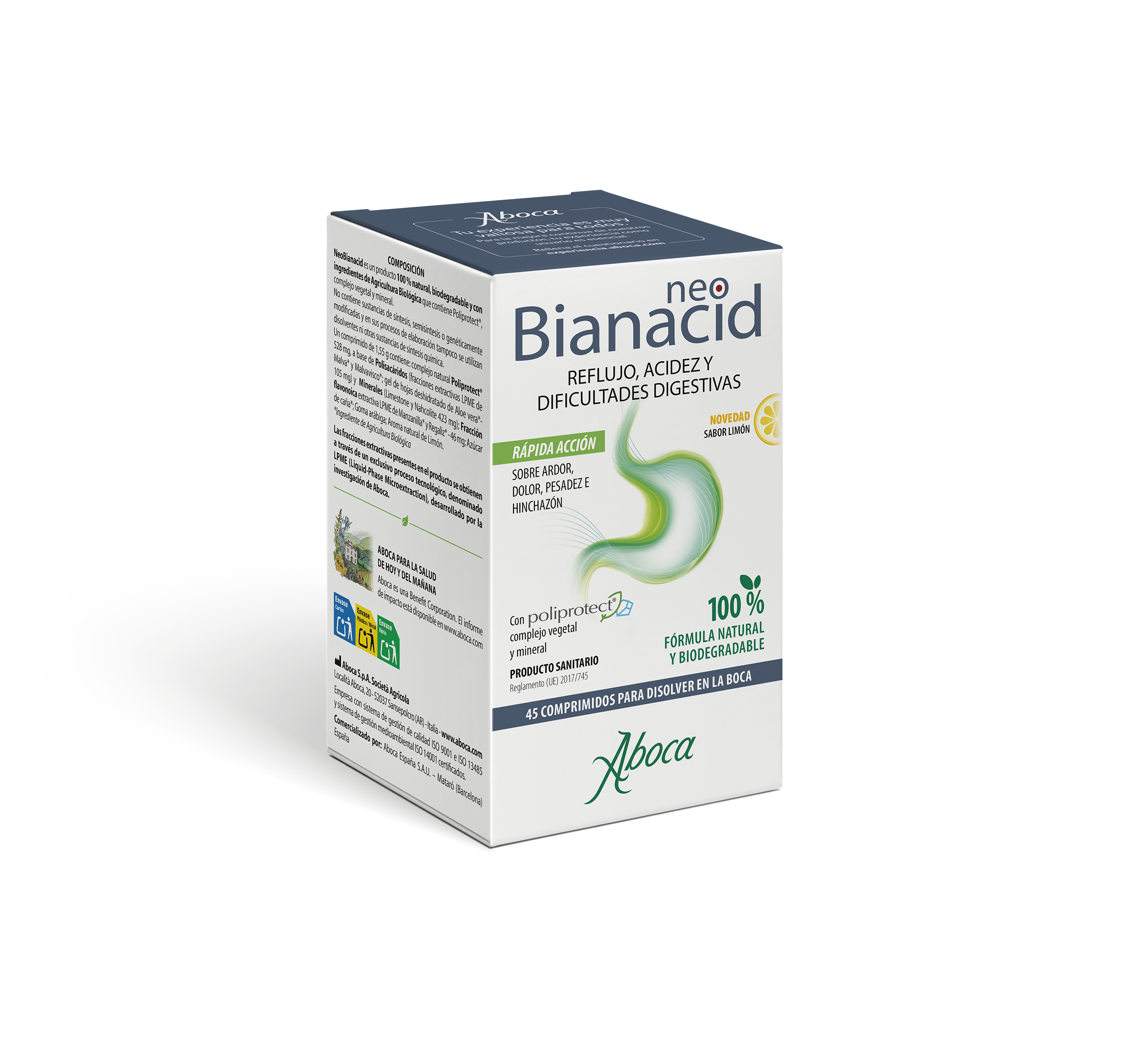 Aboca lanza NeoBianacid sabor limón