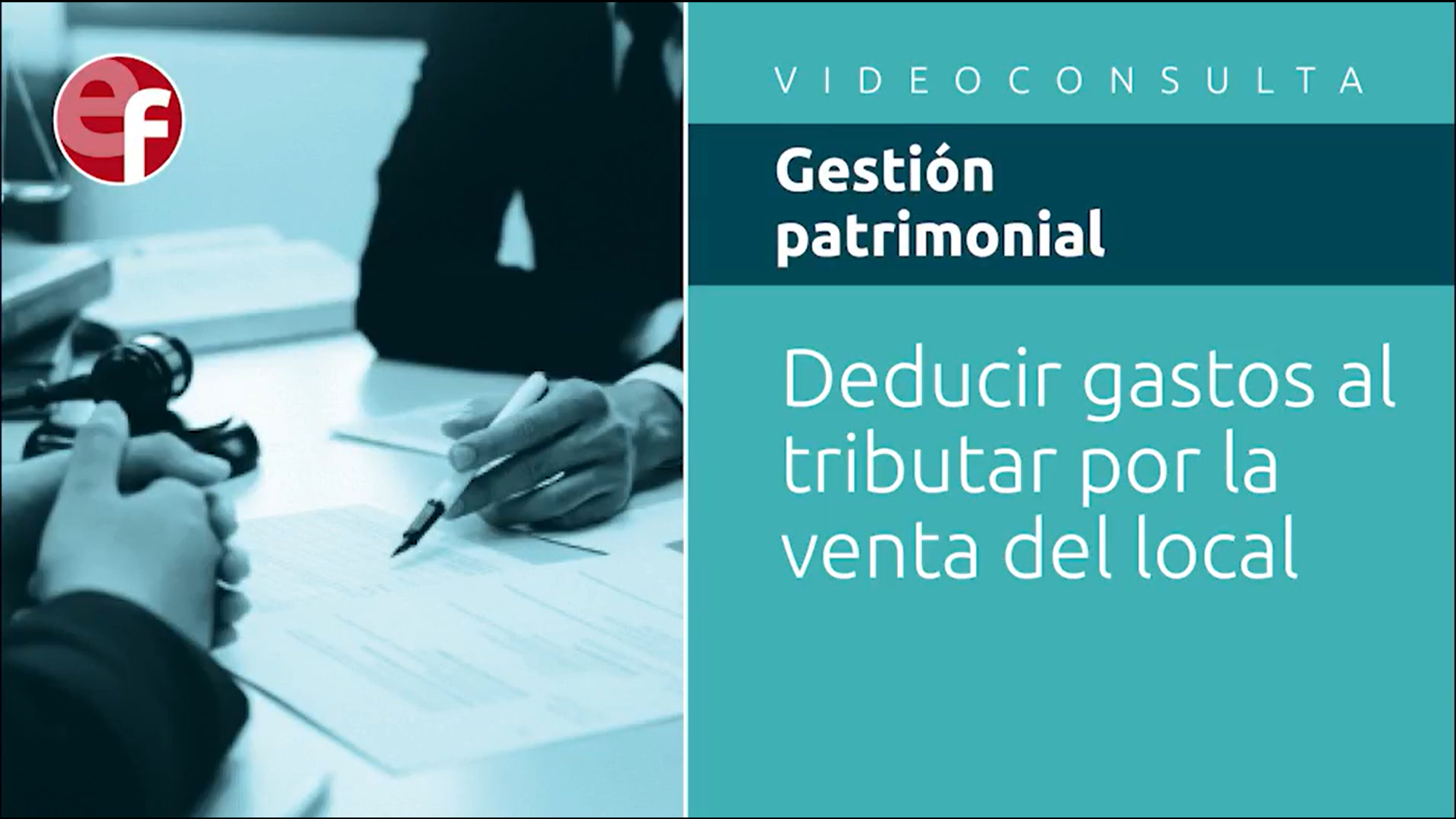 Deducir gastos al tributar por la venta del local
