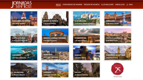Las Jornadas SEFAC 2025 recorrerán 15 ciudades españolas entre marzo y junio
