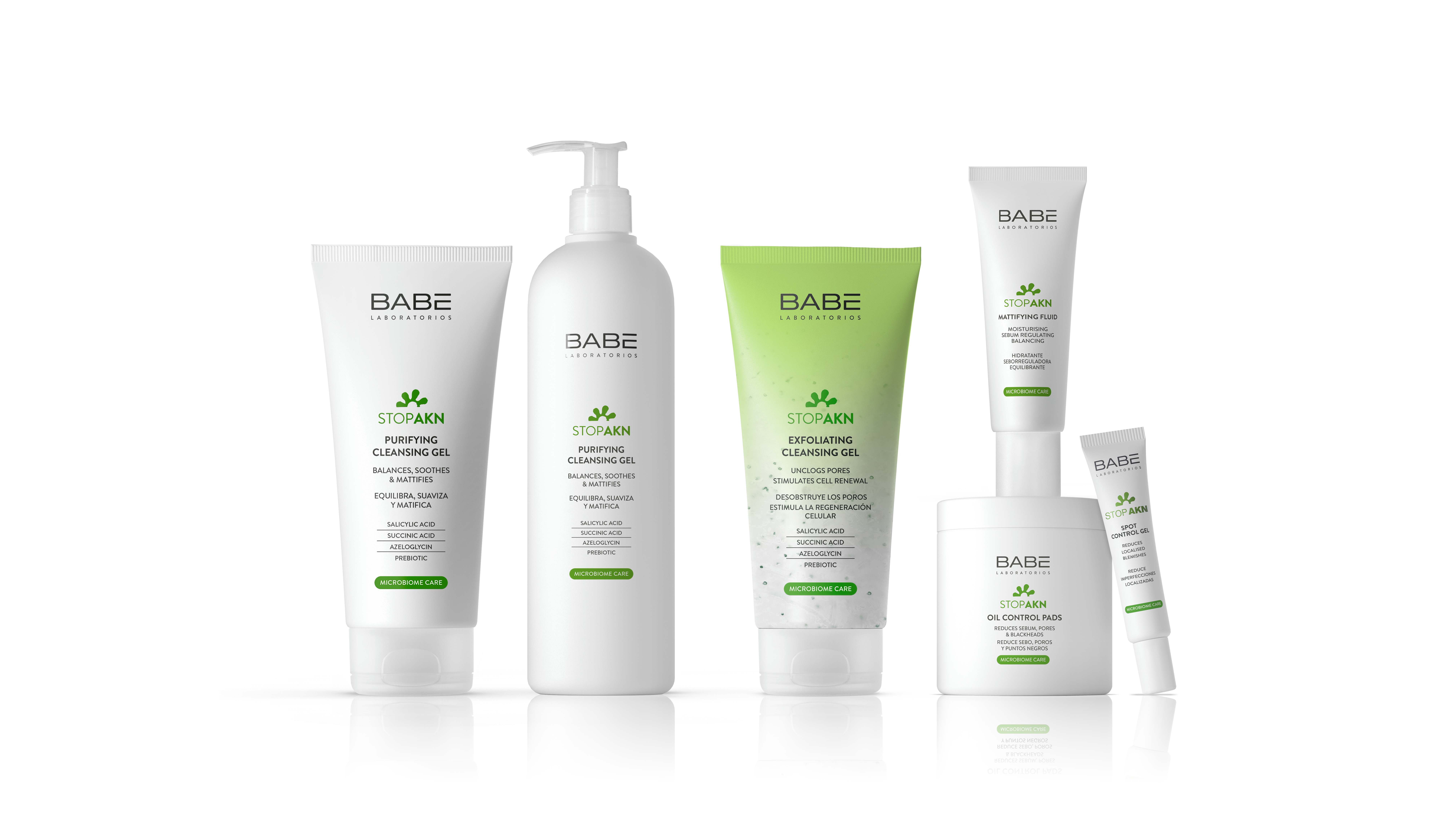 Todos los productos de la gama STOP AKN de BABÉ
