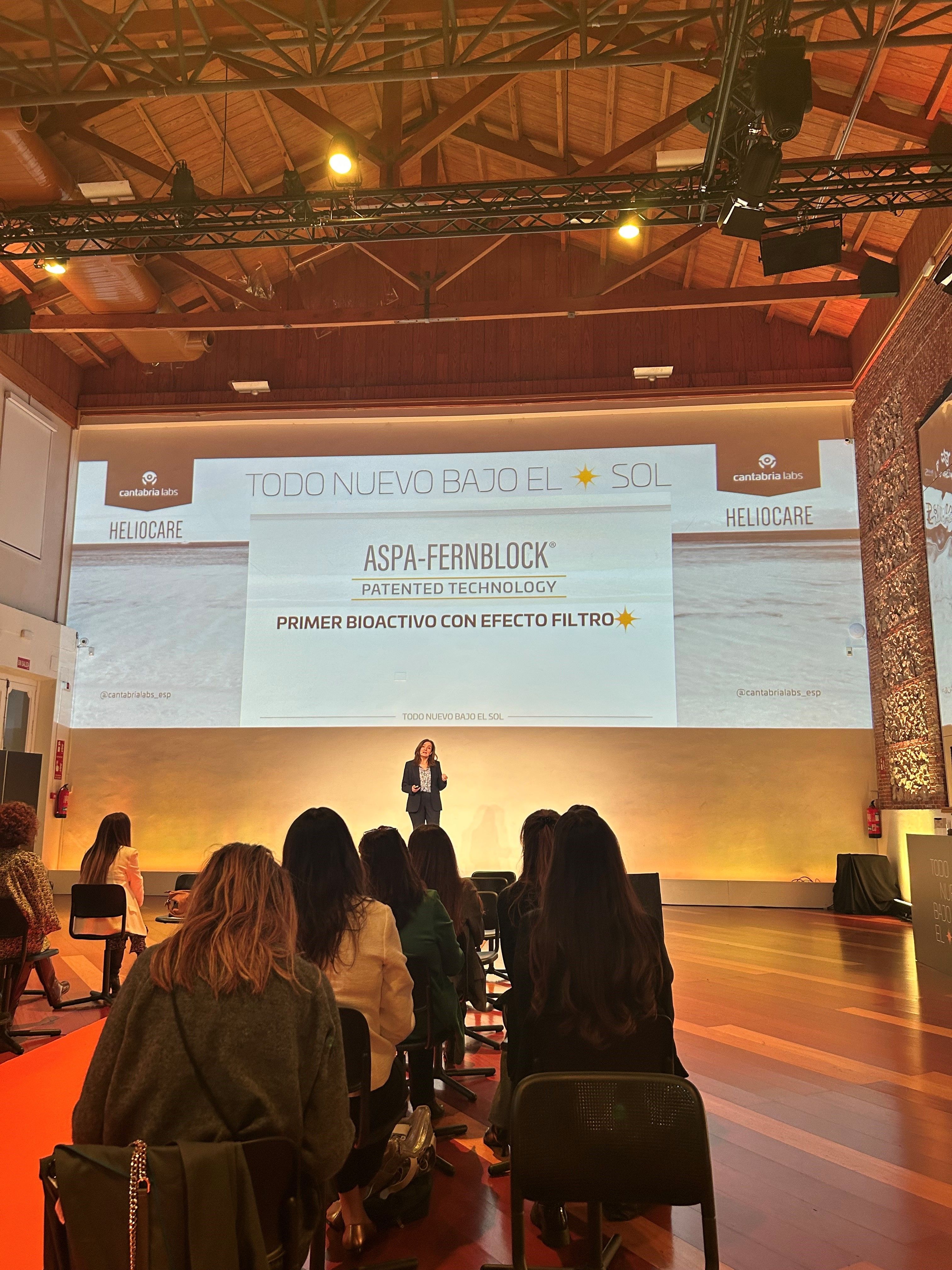 presentación de ASPA-FERNBLOCK®, tecnología patentada por sus efector fotoprotectores