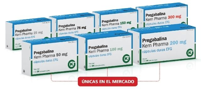 Kern Pharma es el único laboratorio que lanza siete presentaciones de Pregabalina
