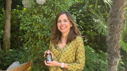 Alicia Navas, CEO de Treovita durante la presentación de Treonat®.