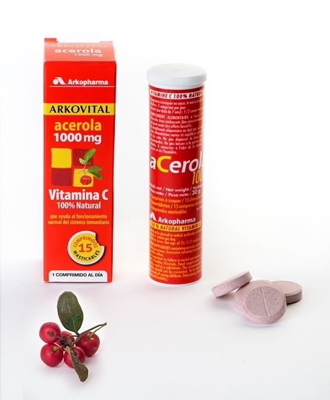 Arkovital Acerola, vitamina C 100% natural Arkovital Acerola, vitamina C 100% natural