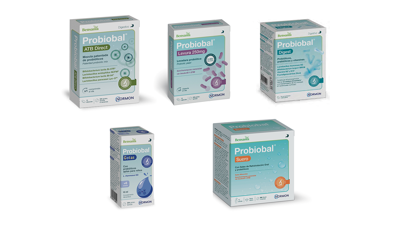 Normon lanza Probiobal, una gama completa de probióticos para el bienestar intestinal
