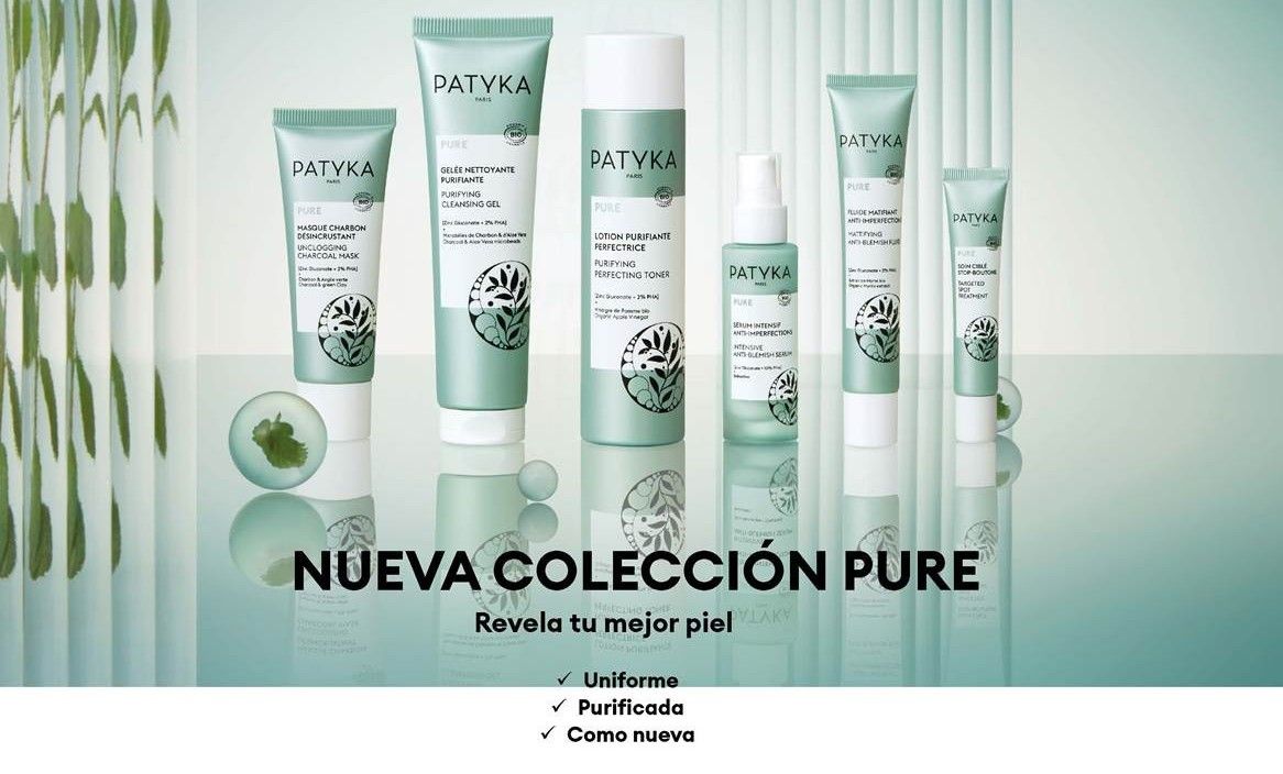 Renovada colección PURE  de PATYKA PARIS dedicada a las pieles con tendencia acnéica.