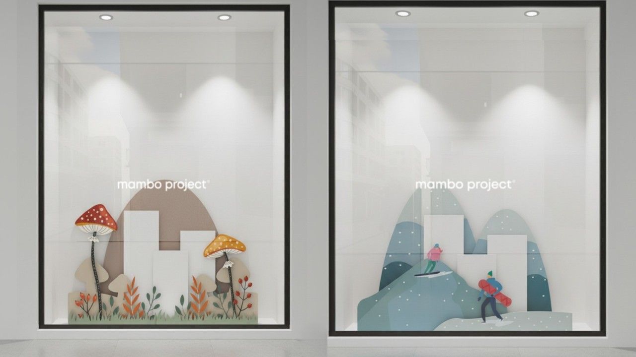 Creatividad y estrategia para escaparates de farmacias: la propuesta de Mambo Project