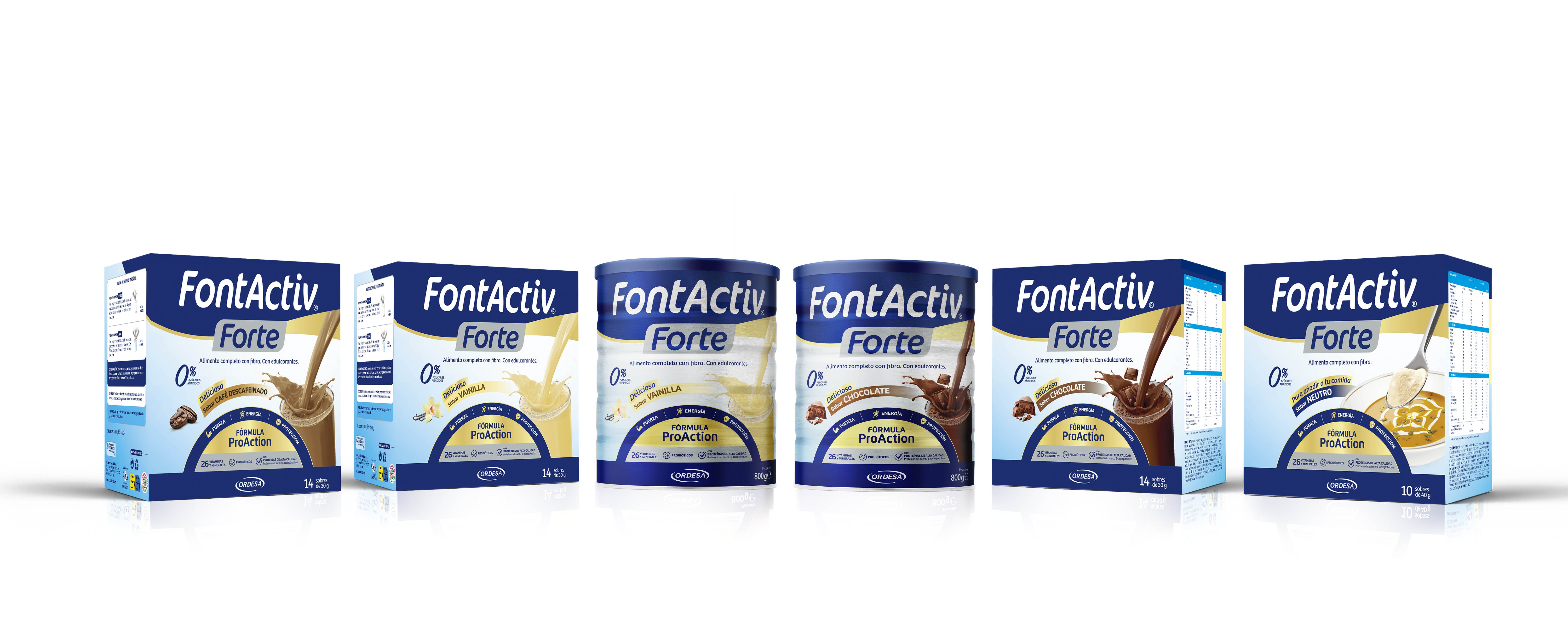 Laboratorios Ordesa lanza FontActiv® Forte ProAction, la nueva fórmula nutricional para mejorar la energía y fuerza muscular de adultos activos