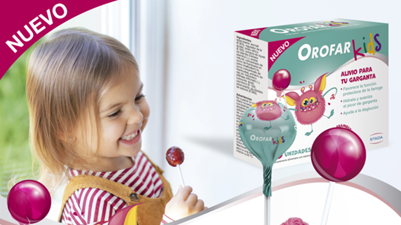 Orofar® Kids, nuevo lanzamiento de Stada para calmar la irritación de garganta