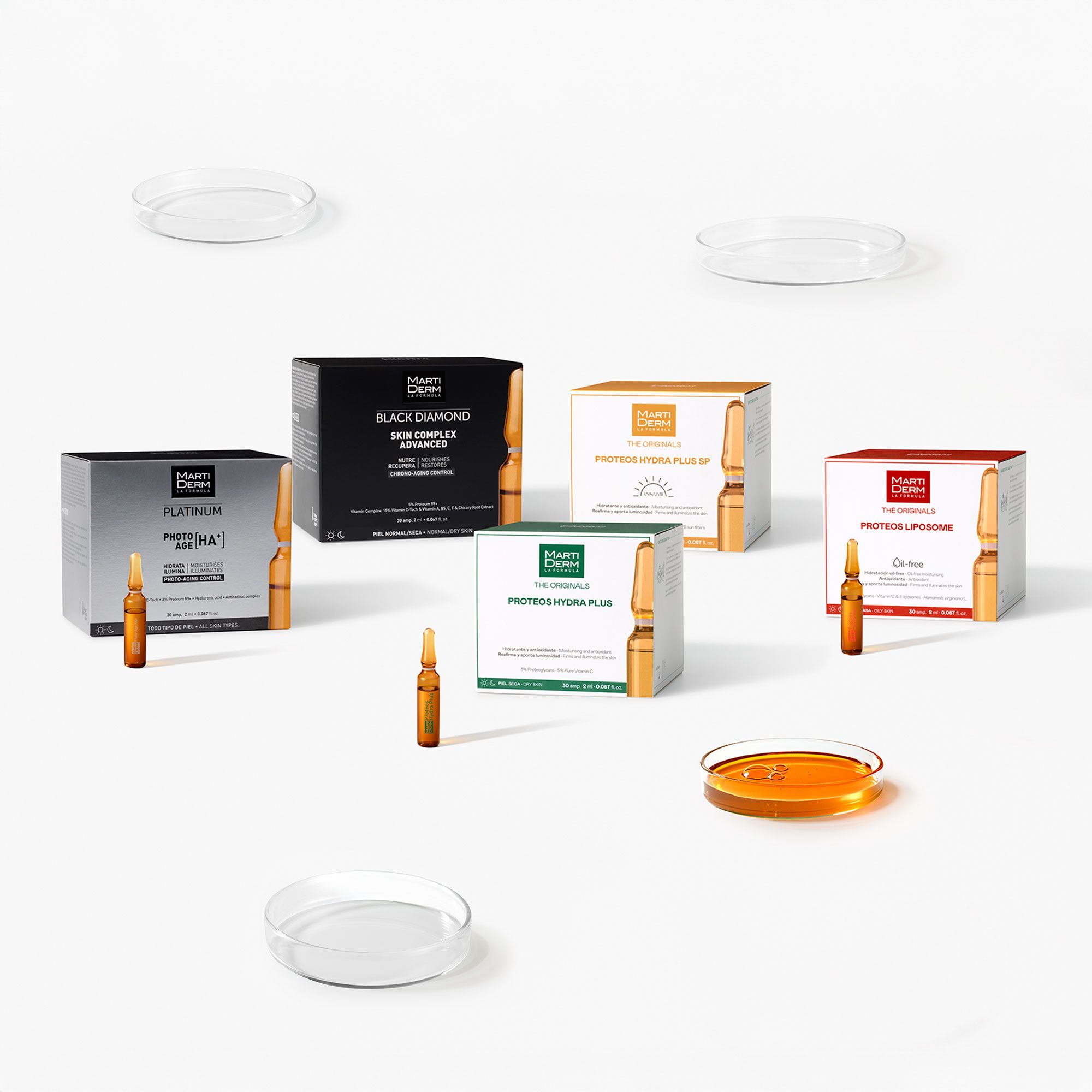 Cinco sérums ultraconcentrados con vitamina C y proteoglicanos: una ampolla para cada necesidad de la piel