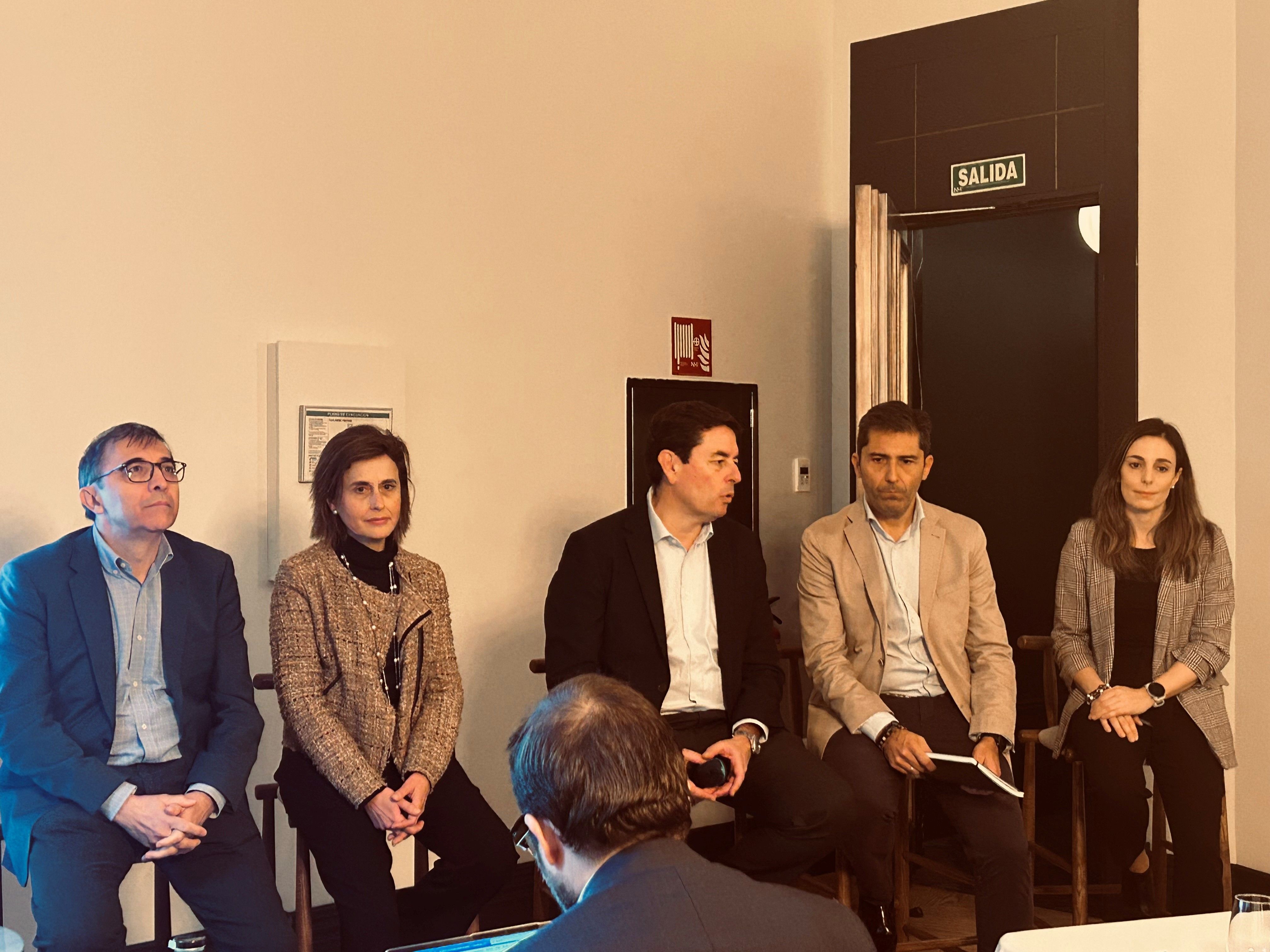 Algunos de los miembros de la candidatura