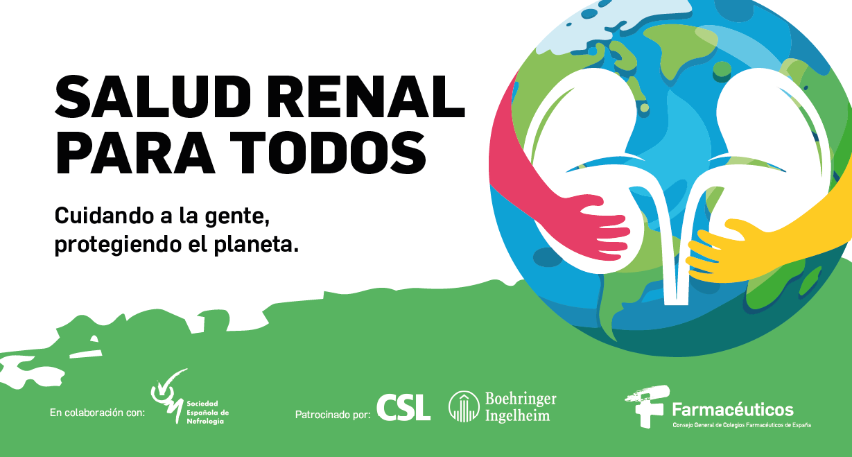 Farmacéuticos y nefrólogos impulsan la detección precoz de la Enfermedad Renal Crónica en el Día Mundial del Riñón