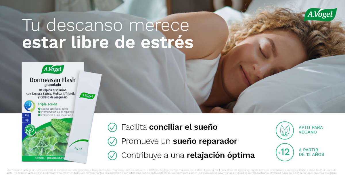 A.Vogel lanza Dormeasan Flash, su nuevo complemento alimenticio con eficacia clínicamente probada para favorecer el sueño y la relajación A.Vogel lanza Dormeasan Flash, su nuevo complemento alimenticio con eficacia clínicamente probada para favorecer el sueño y la relajación