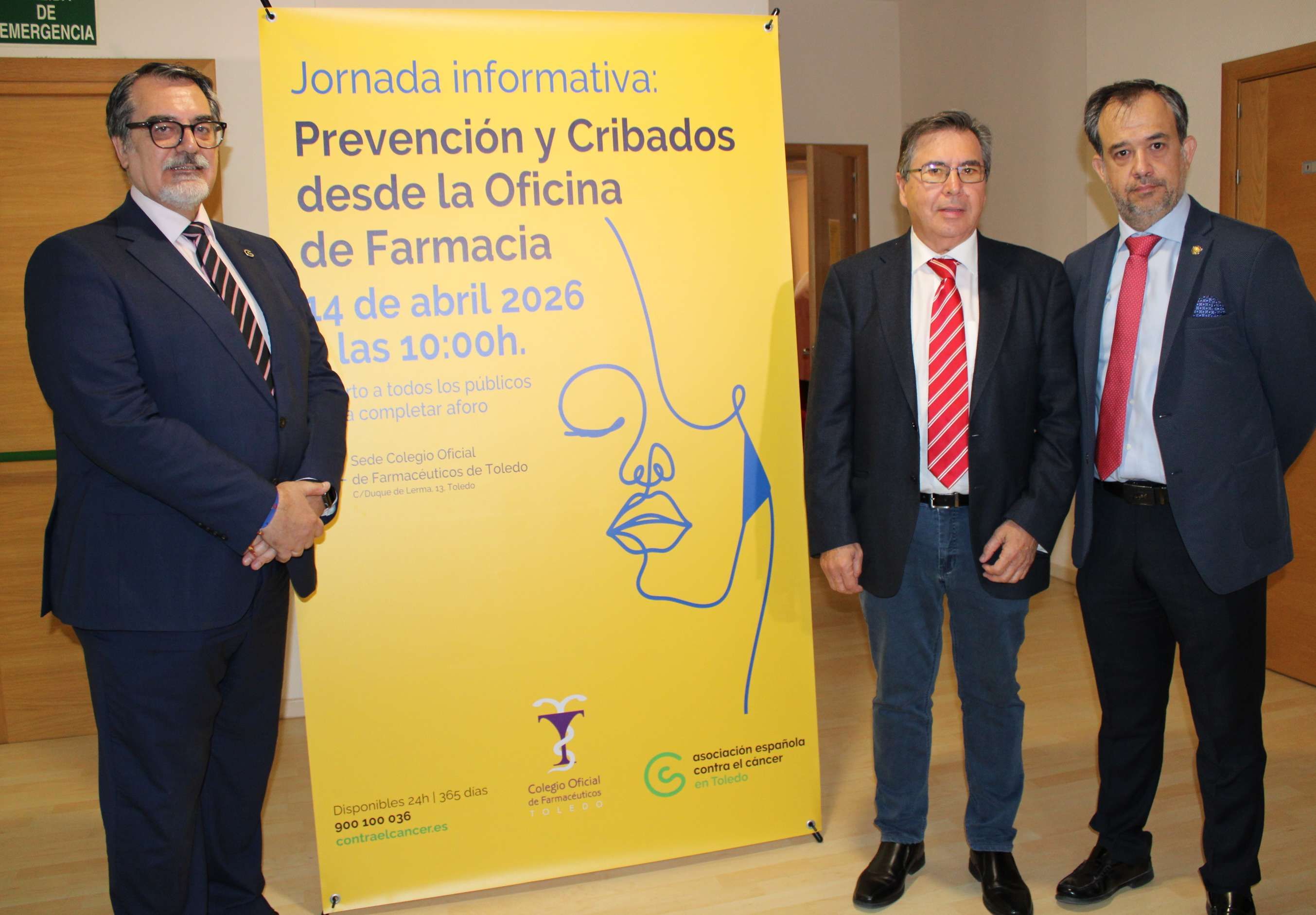 Farmacéuticos y AECC destacan en Toledo el papel clave de la farmacia comunitaria en la prevención y los cribados de cáncer
