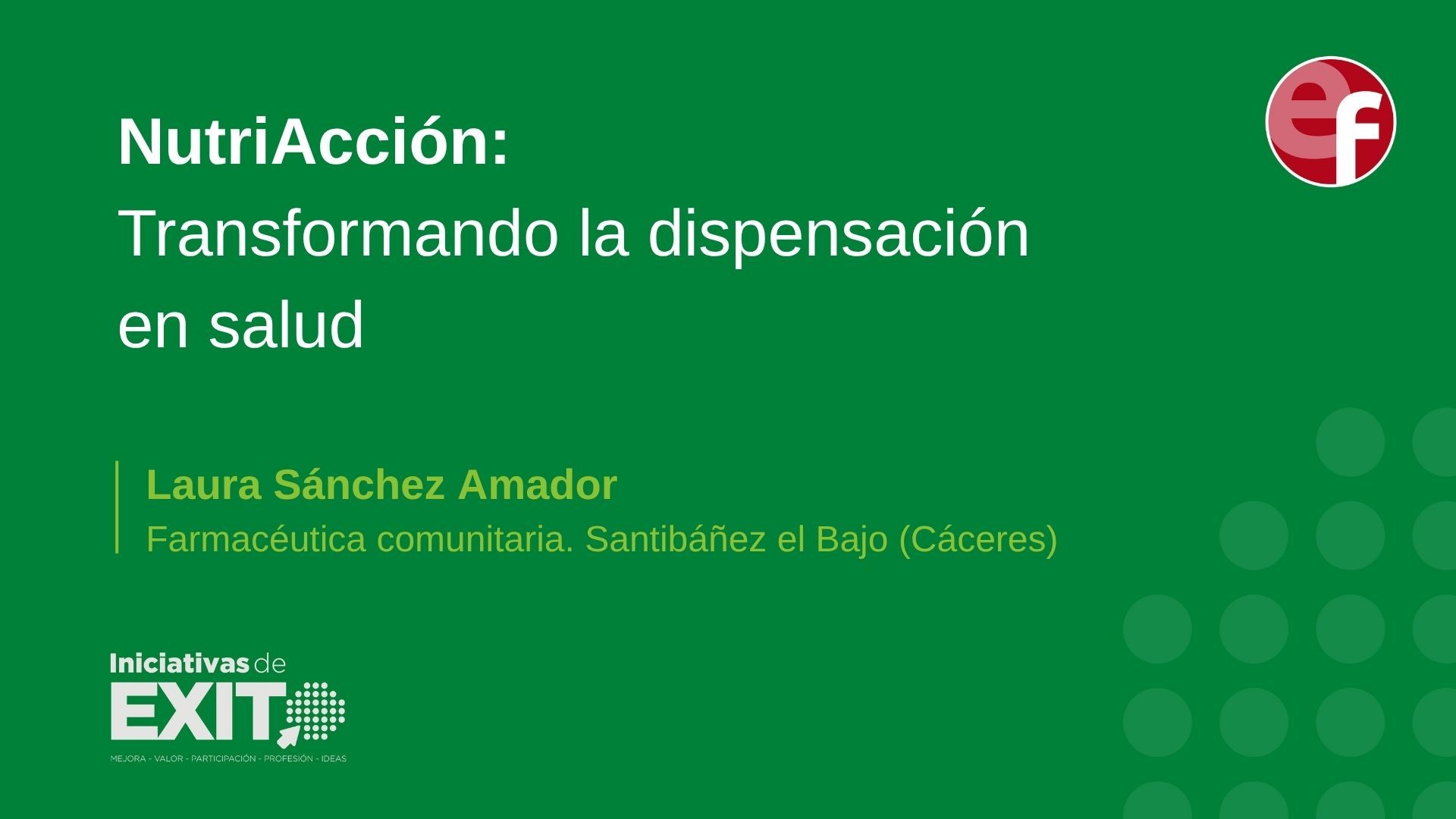 NutriAcción: transformando la dispensación en salud