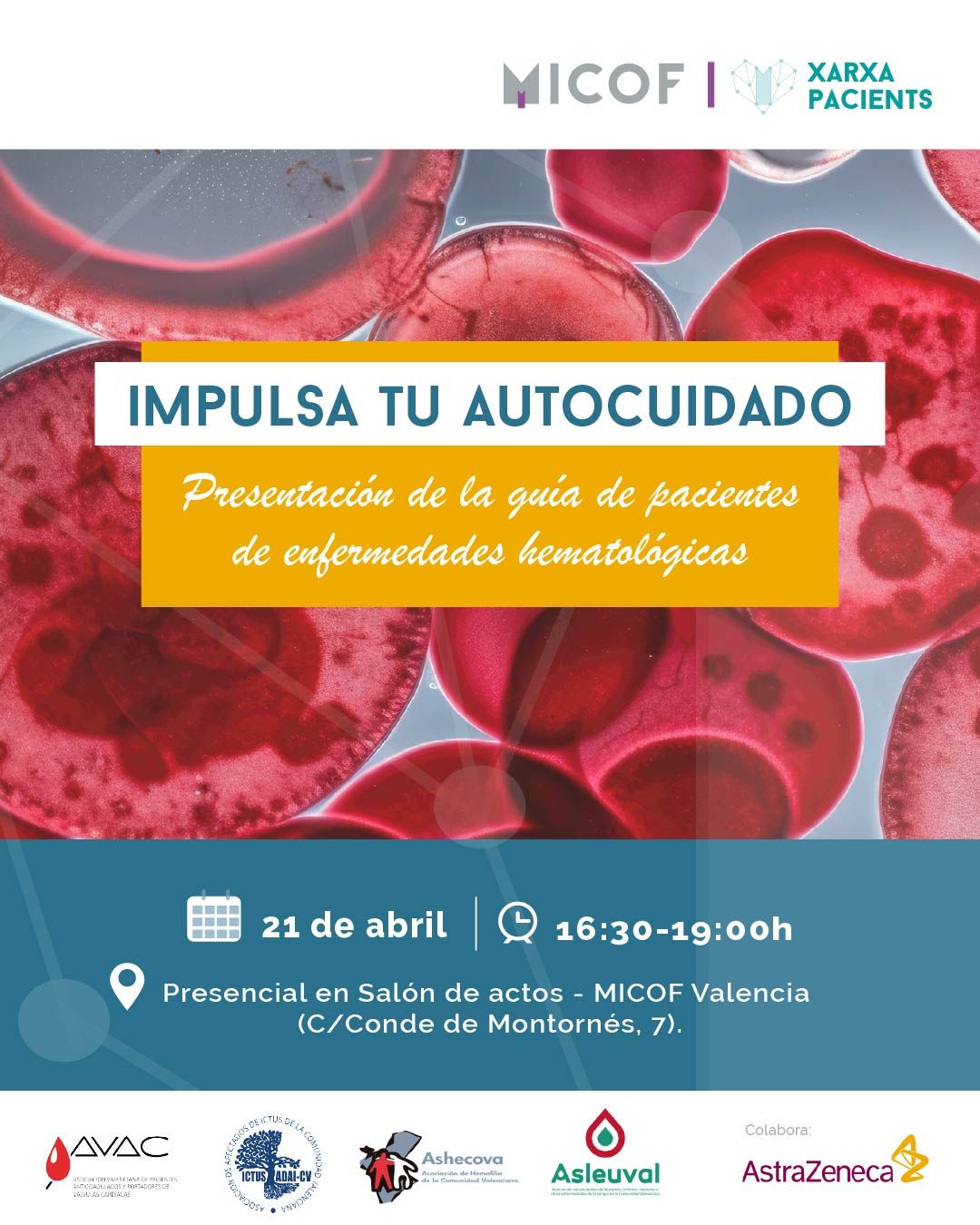 MICOF y AstraZeneca lanzan una guía pionera para mejorar la calidad de vida en enfermedades hematológicas