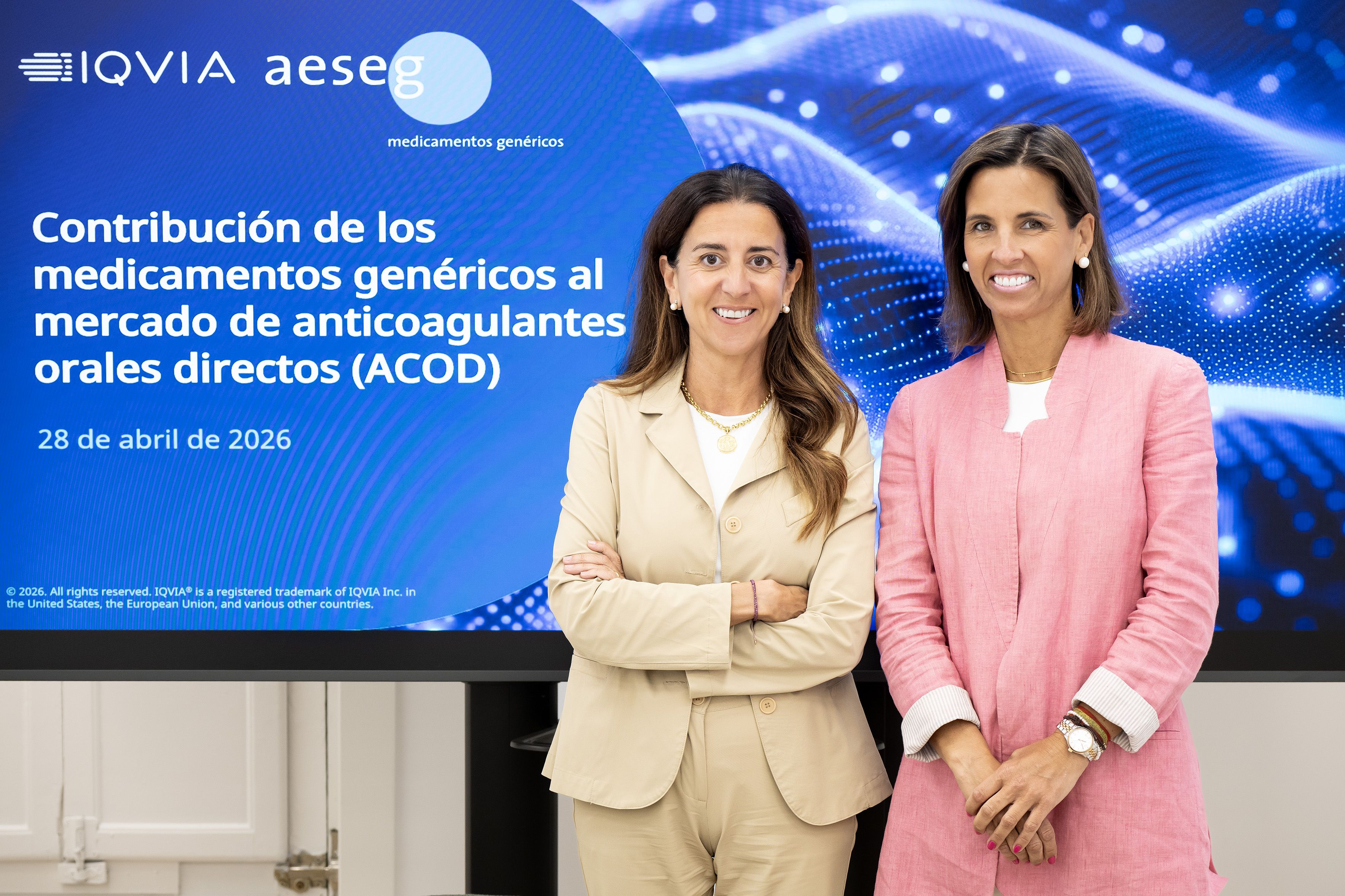 AESEG presenta su primer informe sobre el impacto del genérico dabigatrán en salud y ahorro de 74 millones de euros al SNS