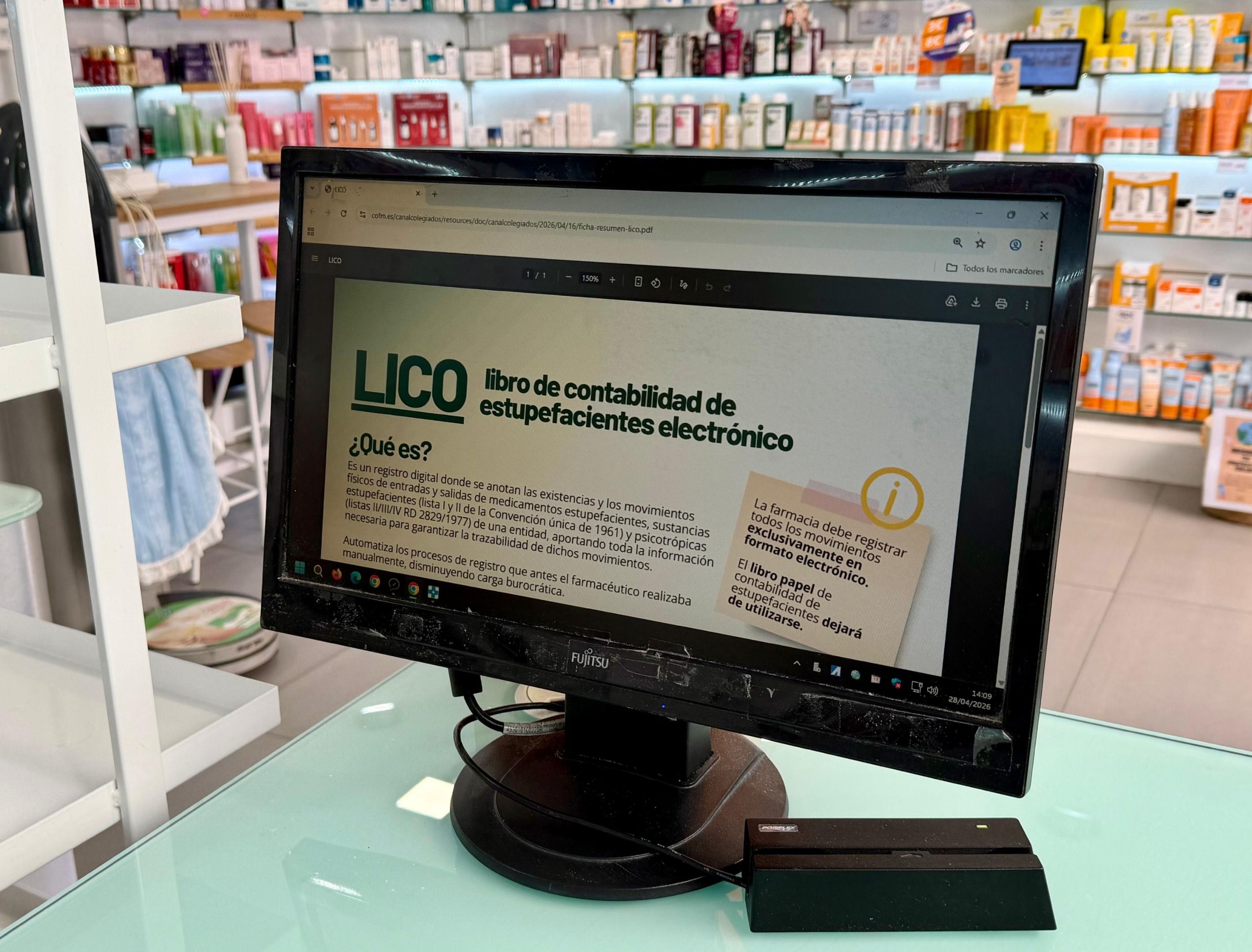 Las farmacias de Madrid culminan la digitalización del control de estupefacientes con el Libro electrónico (LICO)