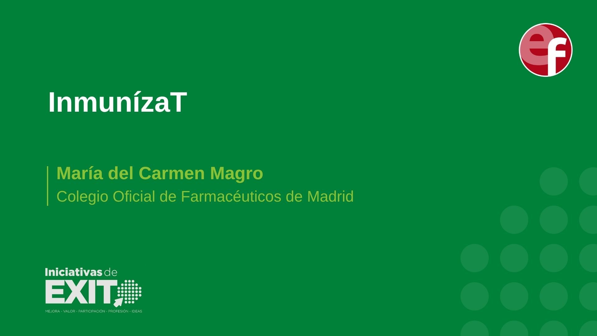 InmunizaT: el impulso de la farmacia para promover la vacunación
