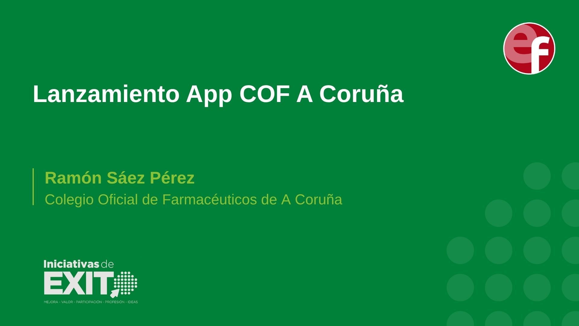 La app del COF de A Coruña: una puerta única para mejorar la comunicación con el farmacéutico
