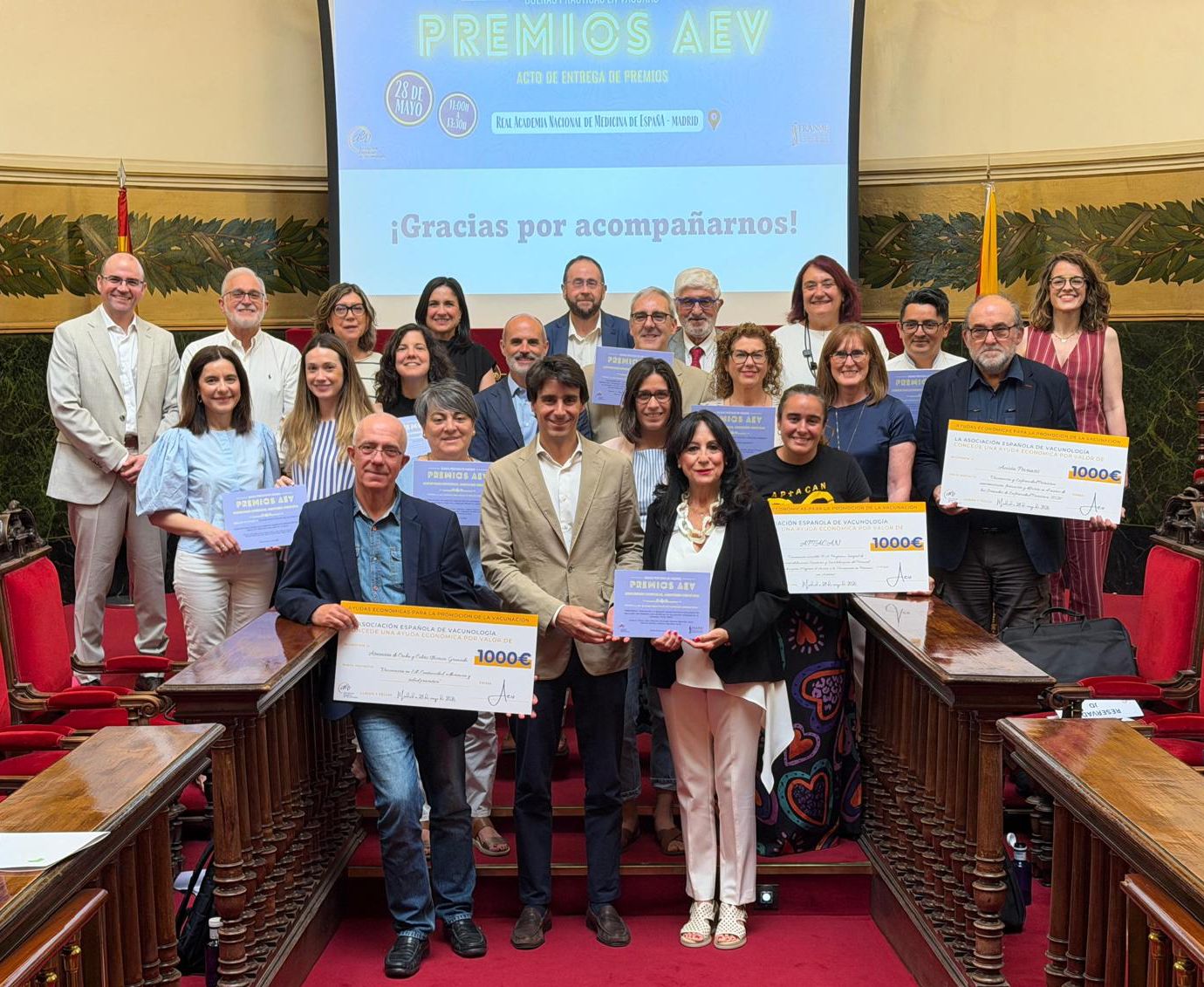 La AEV premia el proyecto InmunízaT por su contribución a la vacunación de pacientes vulnerables desde la farmacia comunitaria La AEV premia el proyecto InmunízaT por su contribución a la vacunación de pacientes vulnerables desde la farmacia comunitaria