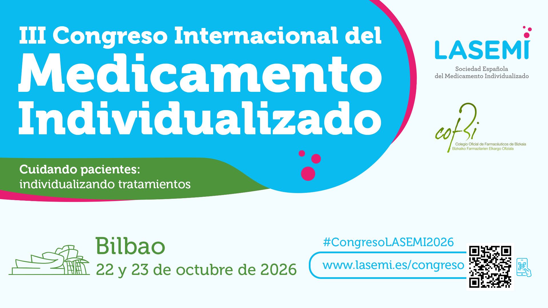 Bilbao acogerá el III Congreso Internacional del Medicamento Individualizado con foco en la medicina personalizada