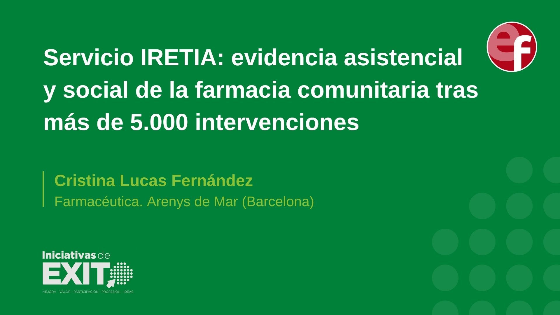 El Servicio IRETIA evidencia su impacto asistencial en la técnica inhalatoria con más de 5.000 intervenciones