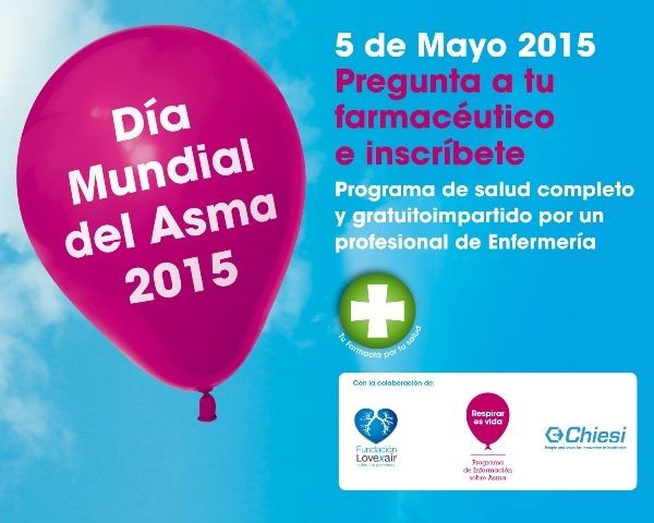 Farmacias españolas ofrecerán información sobre asma y uso adecuado de inhaladores con motivo del Día Mundial del Asma