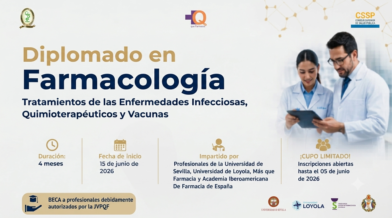 Más Que Farmacia ORG lanza un diplomado en farmacología para formar a 725 químicos-farmacéuticos en El Salvador Más Que Farmacia ORG lanza un diplomado en farmacología para formar a 725 químicos-farmacéuticos en El Salvador