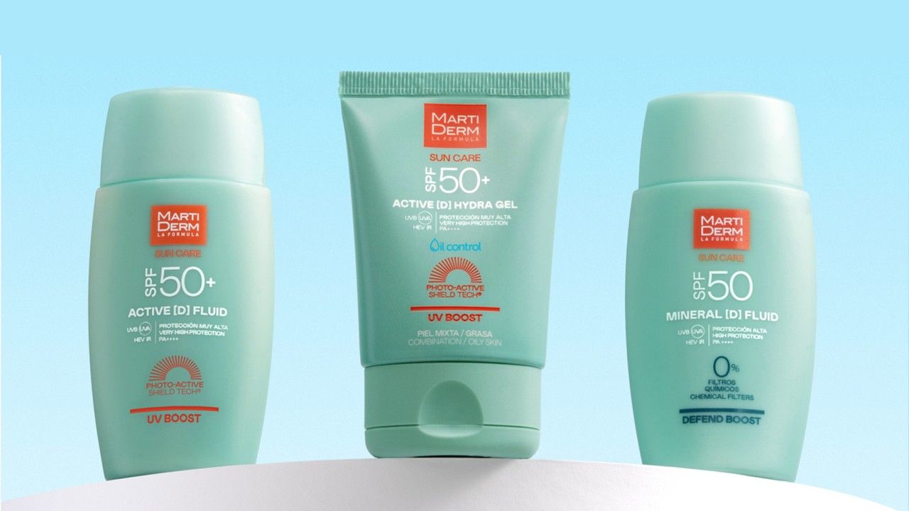 Los tres productos de la fotoprotección facial de MartiDerm