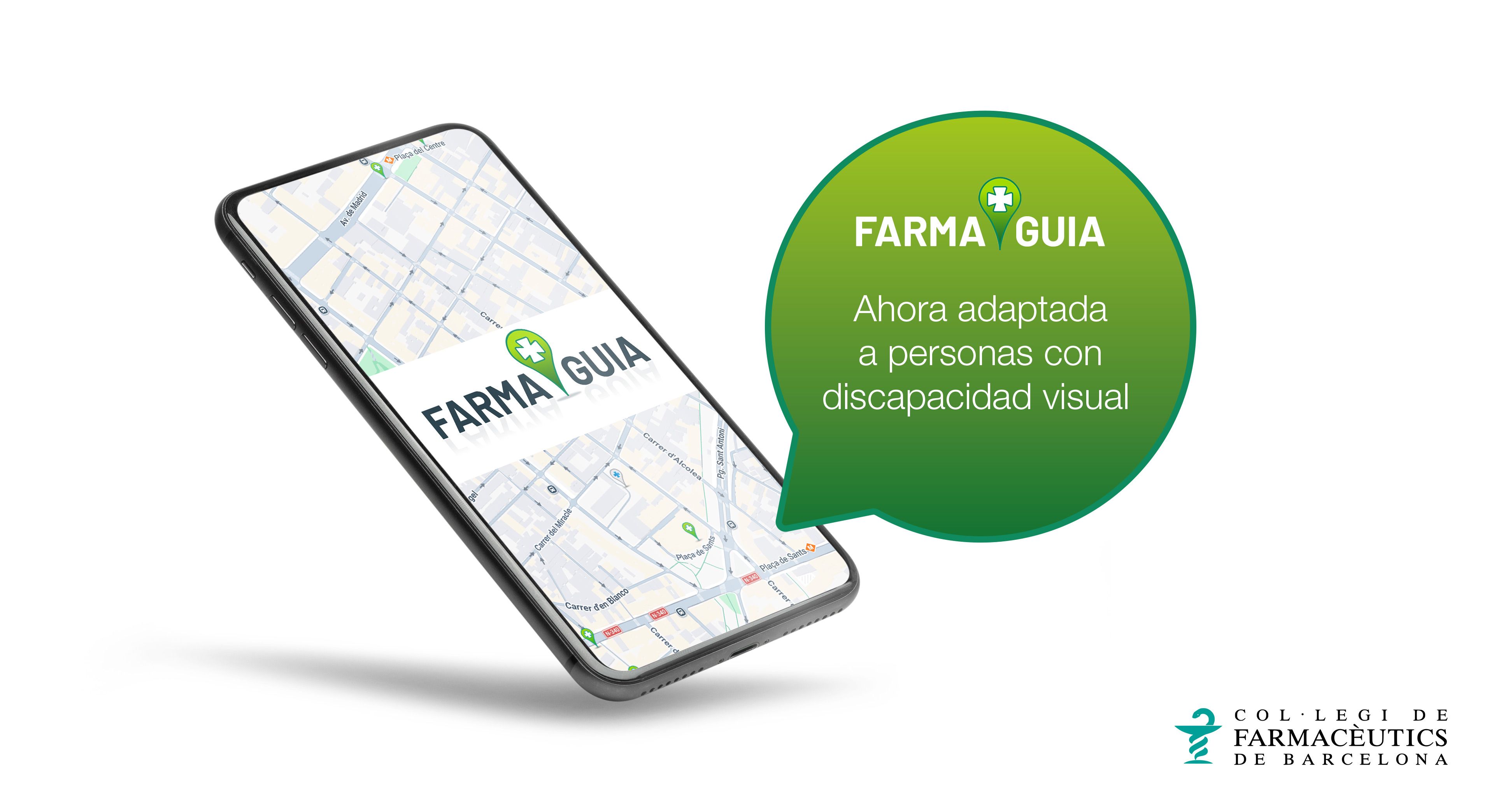 El localizador de farmacias Farmaguia se adapta para personas con discapacidad visual