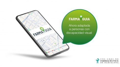 El localizador de farmacias Farmaguia se adapta para personas con discapacidad visual